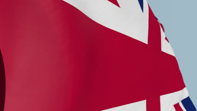 United Kingdom Flag – 4K – Loop- Apple prores - 3d render