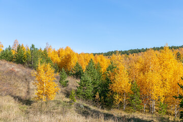 Fototapeta premium Turgoyak lake, Chelyabinsk region, Russia