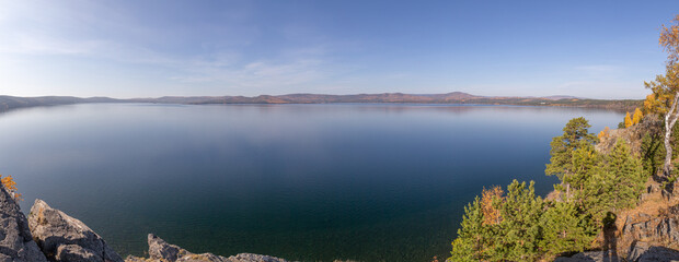 Obraz premium Turgoyak lake, Chelyabinsk region, Russia