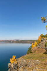 Fototapeta na wymiar Turgoyak lake, Chelyabinsk region, Russia