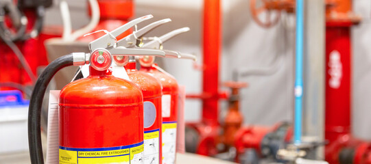 fire extinguishers available in fire emergencies.