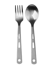 ork and spoon made of stainless steel