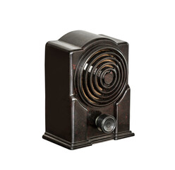 Antique black  radio