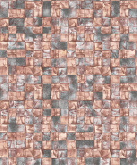 Fototapeta premium texture squares. Aesthetic modern seamless pattern for print with abstract pattern.