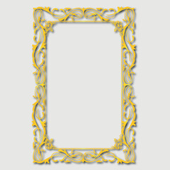 Frame, in the style of an ornament, Vector illustration eps 10, Art.