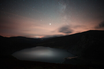 sunrise in the mountains