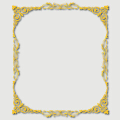 Frame, in the style of an ornament, Vector illustration eps 10, Art.