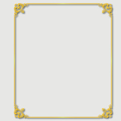 Frame, in the style of an ornament, Vector illustration eps 10, Art.