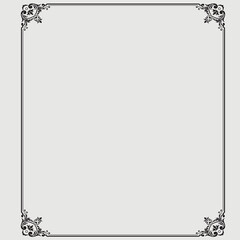 Frame, in the style of an ornament, Vector illustration eps 10, Art.