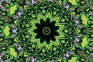 Ethnic geometric colorful print mexican psychdedlic background