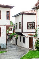 Hamamonu district with old historical houses - Ankara, Turkey