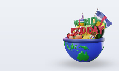 Obraz premium 3d World Food Day Central African Republic rendering right view