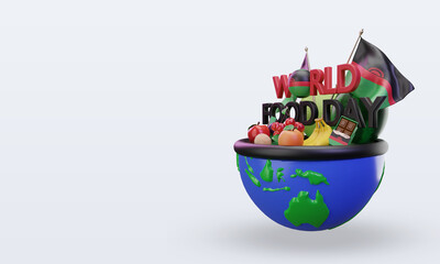3d World Food Day Malawi rendering right view