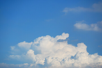 日本、青空と夏の雲