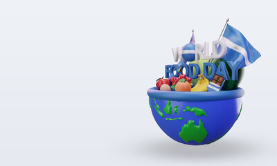 3d World Food Day Nicaragua rendering right view
