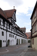 Obraz premium Fachwerk in Noerdlingen