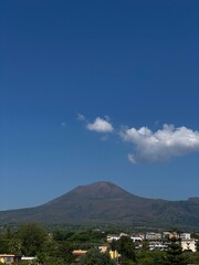Obraz premium landscape with sky end vesuvio 