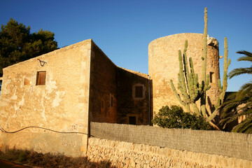 Torre de vallgornera. Llucmajor.Migjorn.Mallorca.Islas Baleares. España.