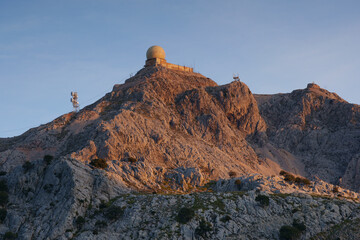 Fototapeta premium Puig Major 1436 metros. Soller.Sierra de Tramuntana.Mallorca.Islas Baleares. España.