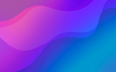 blue and purple waves gradient abstract background