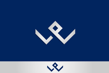 Obraz premium Minimal logo design consisting of letters m and w. joining hands teamwork education togetherness concept