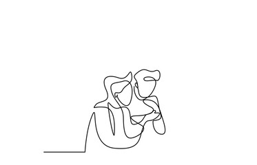 Obraz premium friend or coworker supporting a depressed person sitting and talking giving comfort