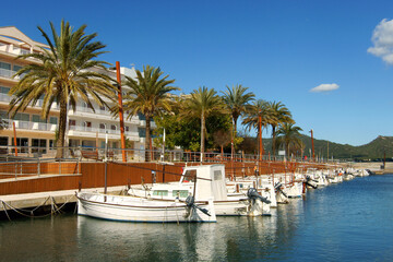Puerto de Cala Bona. Llevant.Mallorca.Baleares.España.