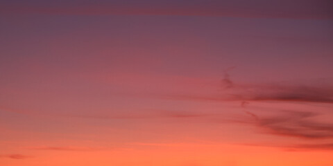 Full frame of the low angle view of clouds In sky during sunset with pink clouds.