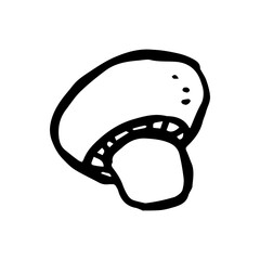 mushroom cute doodle hand drawn illustration design