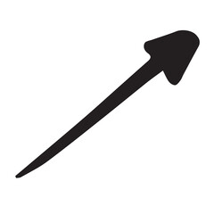 arrow cute doodle art hand drawn icon illustration design for stickers