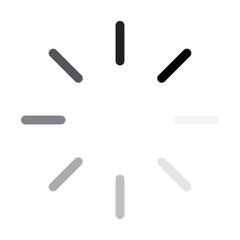 simple loading or buffering icon design