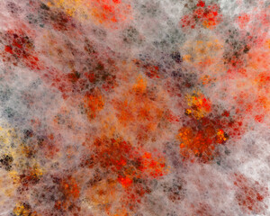 Fractal background, boiling, foam, texture.