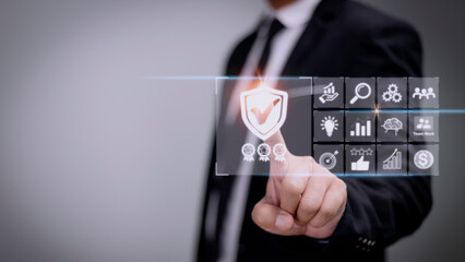 Quality assurance standard and certification. Certified internet businesses and services. Compliance to international guarantee. Concept for QA management and ISO certification organization service