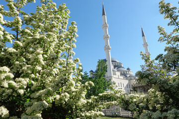 kocatepe Mosque in springtime - Ankara, Turkey