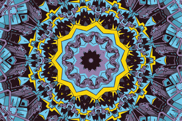 Bright decorative pattern vector image background