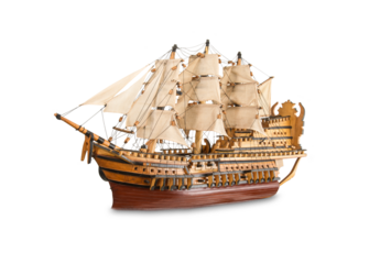 old model of galleon