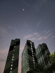 The Identical Twin Tower in Multiple Shot