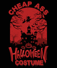 Scarry Halloween t-shirt design vector