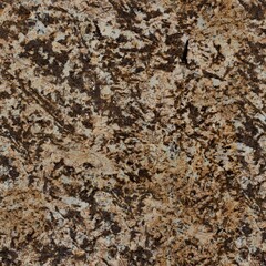 Mottled brown granite texture with pattern. Seamless square background, tile ready. Natural...