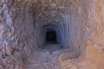 tunnel in the cave