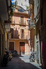narrow street spain Palma