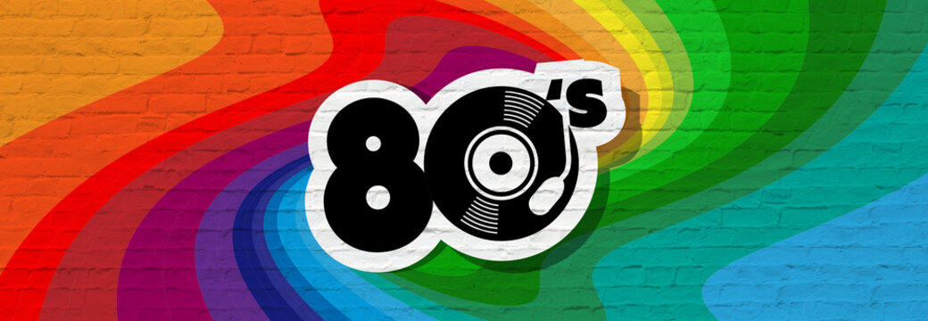 Eighties banner