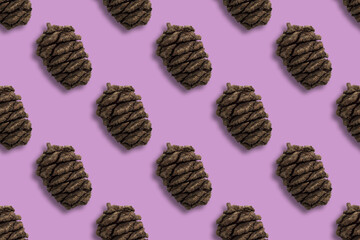 cones pattern on a colored background