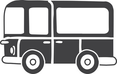 Hand Drawn bus illustration