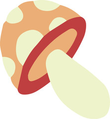 Hand Drawn wild mushroom illustration