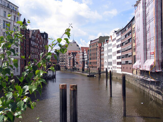 Die Speicherstadt Hamburg (Warenhausdistrikt) Deutschland, Europa - The Speicherstadt Hamburg (department store district) Germany, Europe