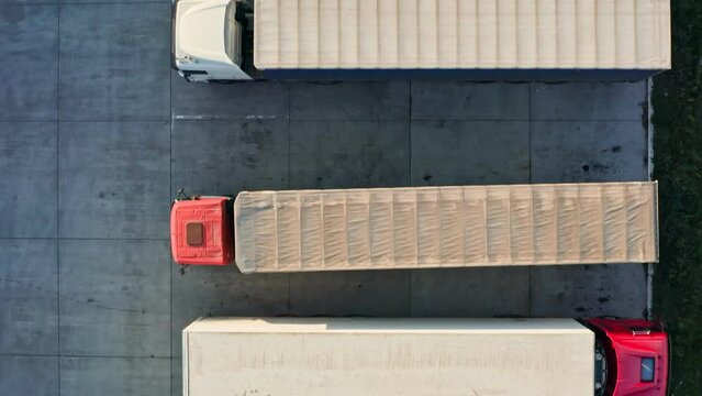 Transport industry aerial cargo business view truck technonlogy logistic