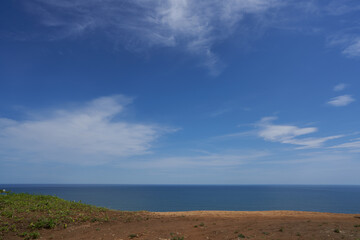 Images of the sea and open spaces for use as backgrounds in promotional photographs of products such as automobiles