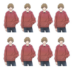 男の子立ち絵セット1