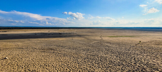 Błędów Desert (Pustynia Błędowska) in Poland. Jura Krakowsko-Częstochowska